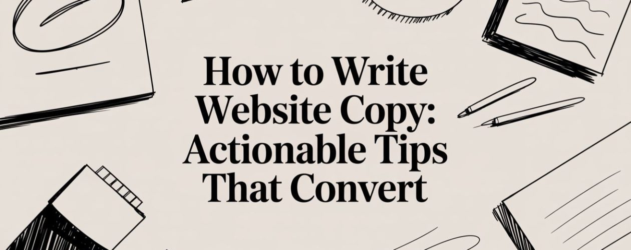 how to write website copy: actionable tips that convert – WebdesignatNY